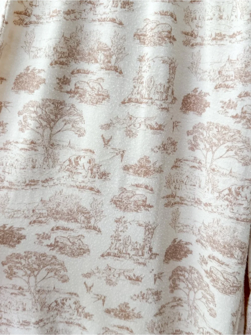 Solly Baby Rose Toile Tie-Top Long-Sleeve Women’s Sleep Set - Picture 9 of 12